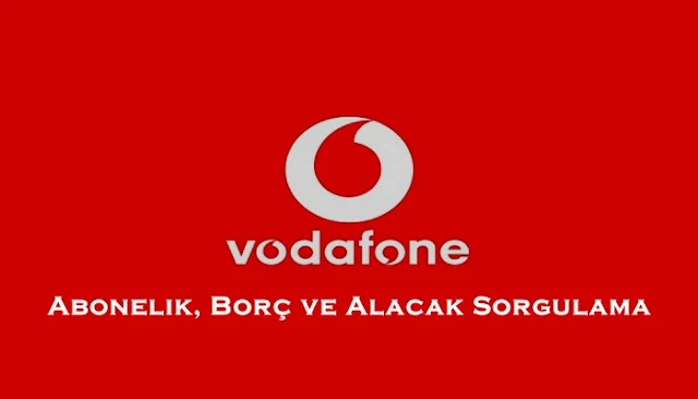 Vodafone Fatura Borç Sorgulama Ve Ödeme